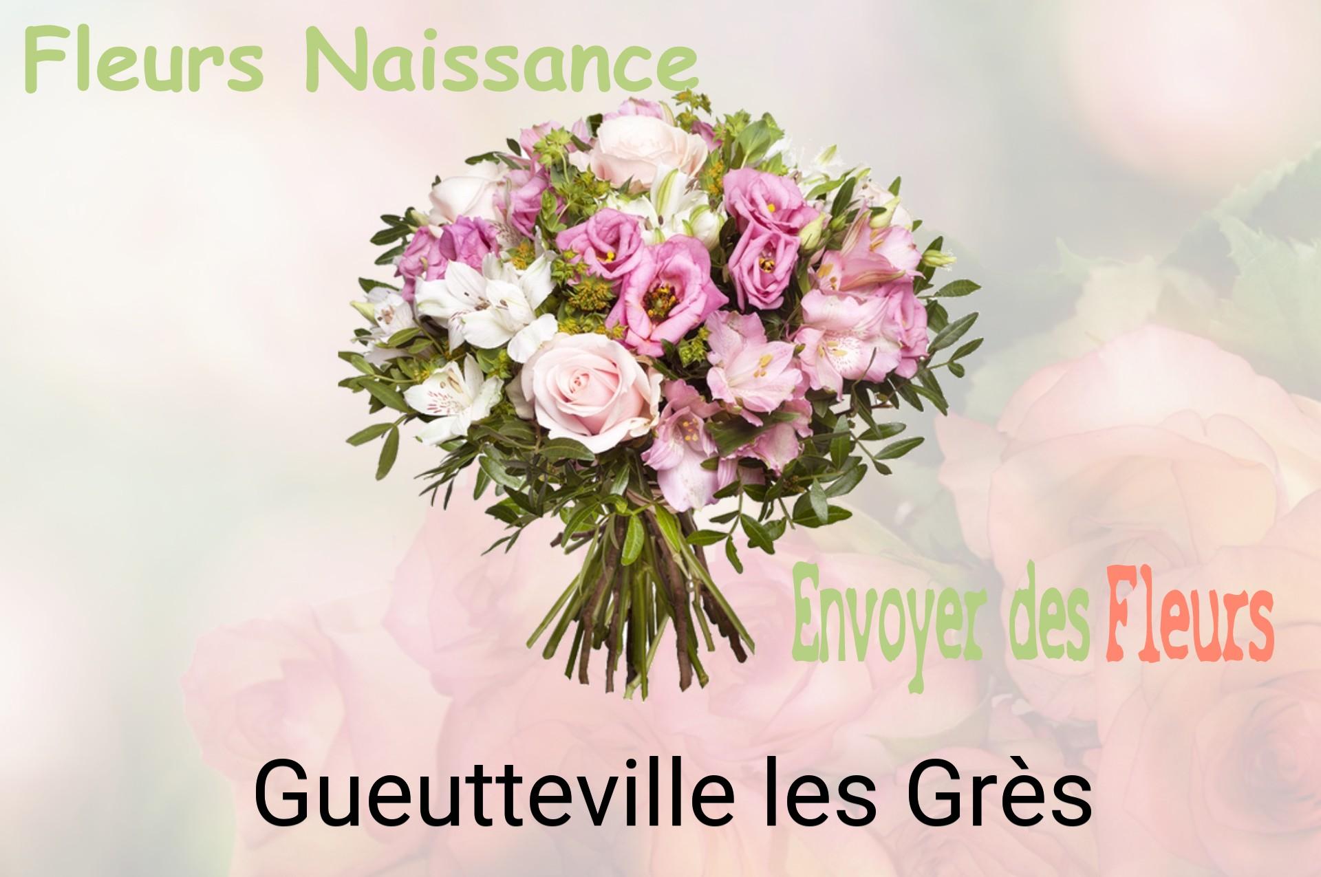 Bouquet de fleurs de naissance livré à Gueutteville-les-Grès